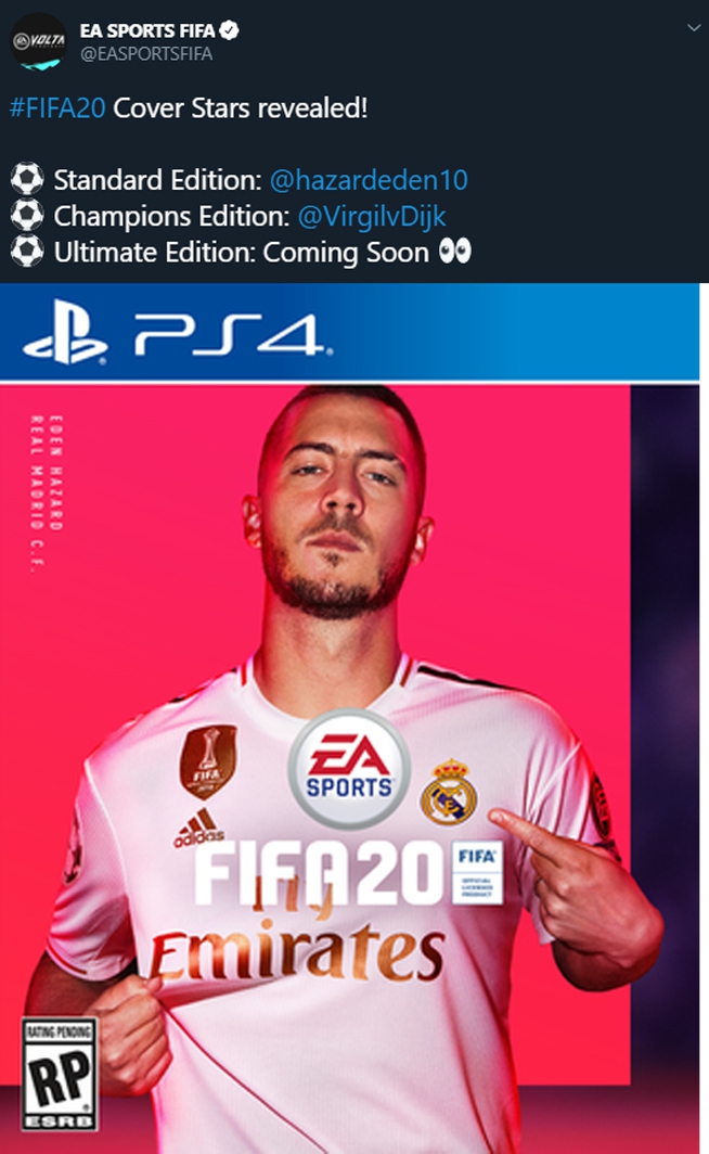 OFICJALNA okładka gry FIFA 20!